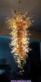 Handmade Blown Muticolor Art Stained Glass Chandelier lights for hotel wit