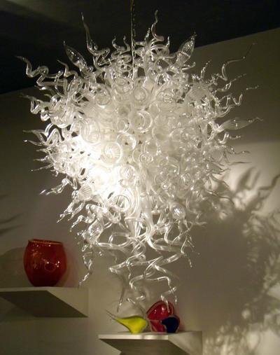 chihuly style chandelier  crystal glasslighting