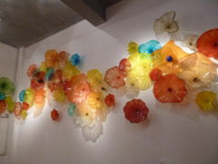 blown wall art glass chandelier decoration