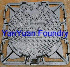 - Double Triangular Heavy and Medium Duty Manhole Cover and Frame 