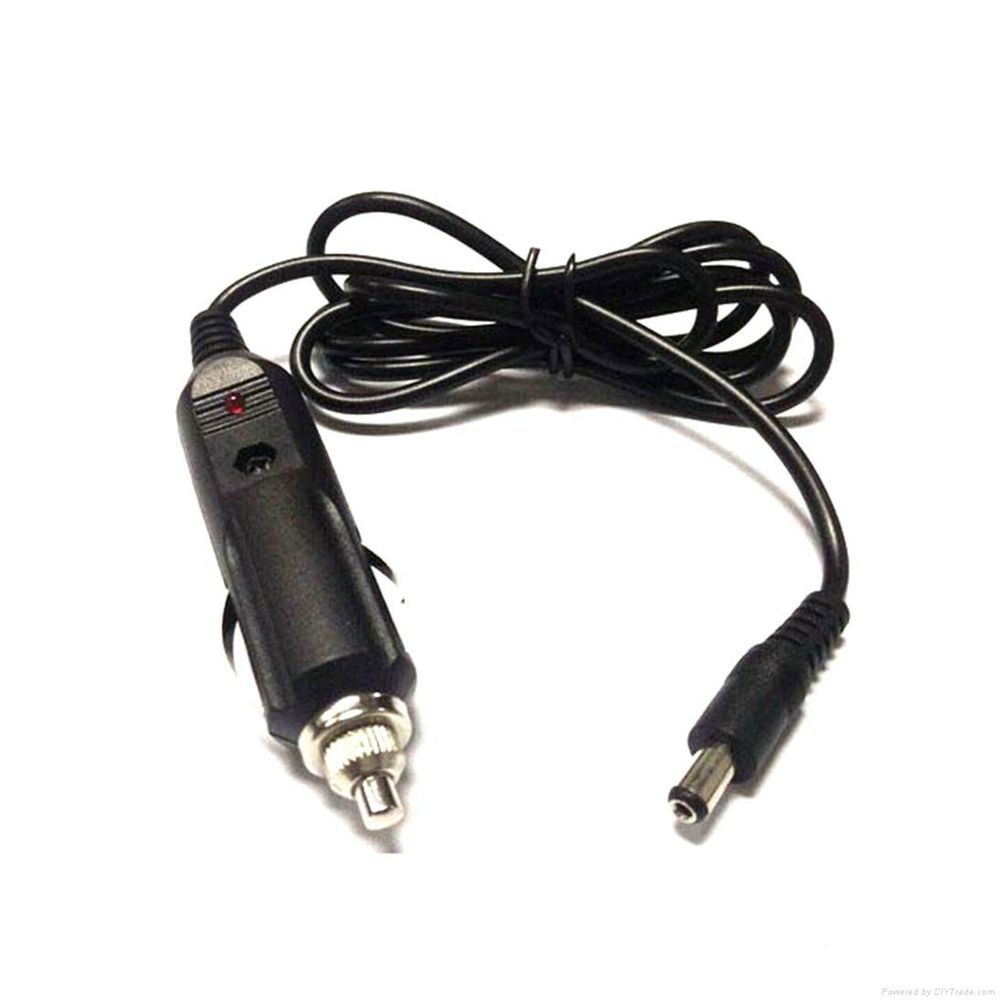 CFTW DC 5.5mm x 2.1mm Car Cigarette Lighter Power Supply Adapter Cable for Elect