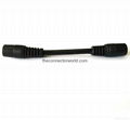 DC 5.5×2.1 mm Female to Female 18AWG 20CM Cable Support 10A Current 1