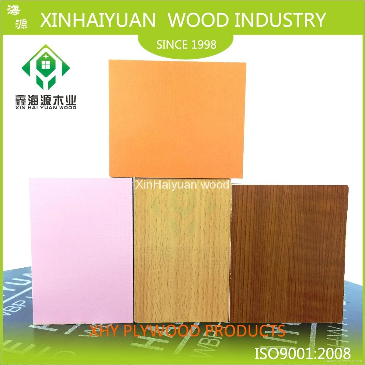 XHY 18mm Construction Plywood poplar core Pine and film faced can used as Buildi 2
