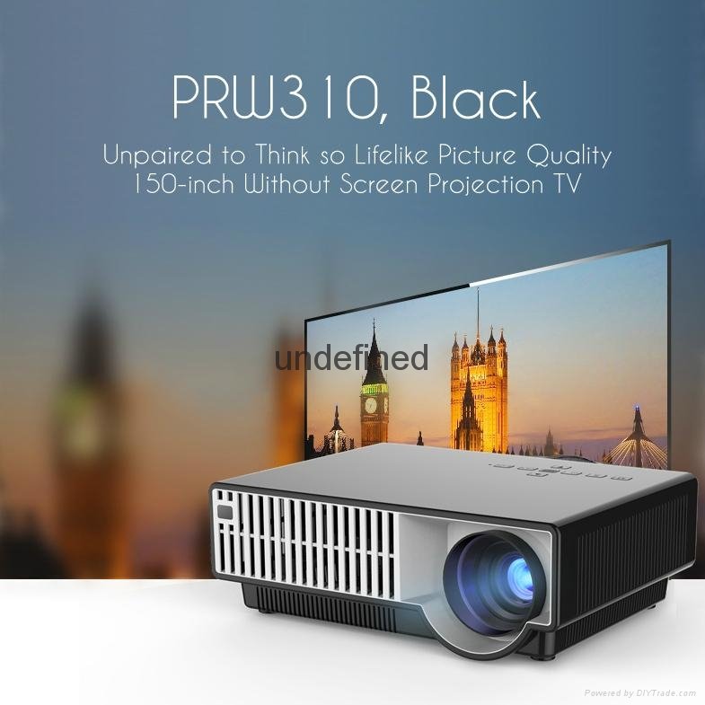  W310 led 2800 lumens real home theater Projector  2