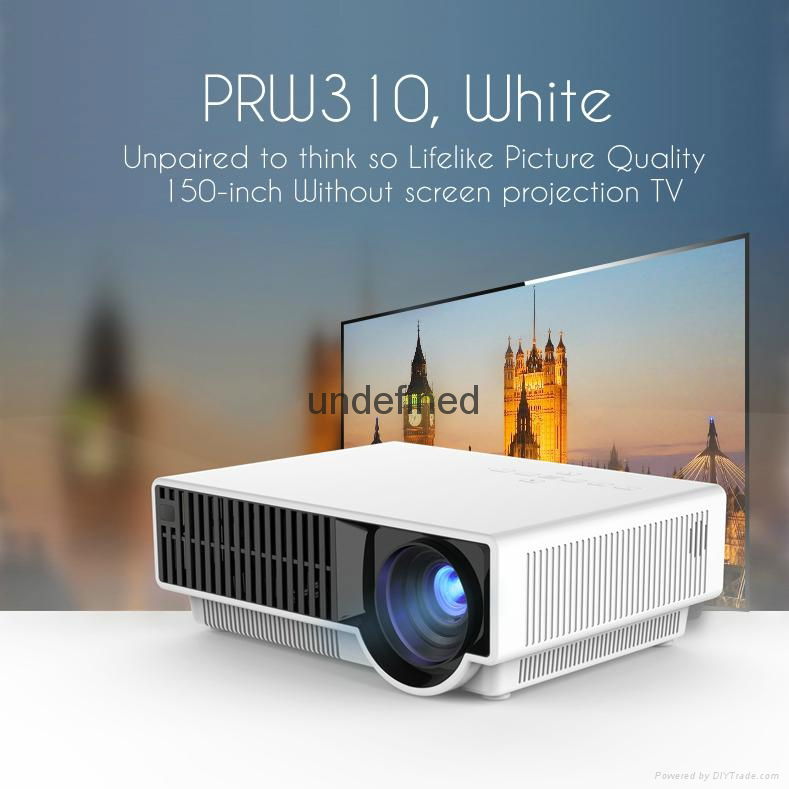  W310 led 2800 lumens real home theater Projector  4