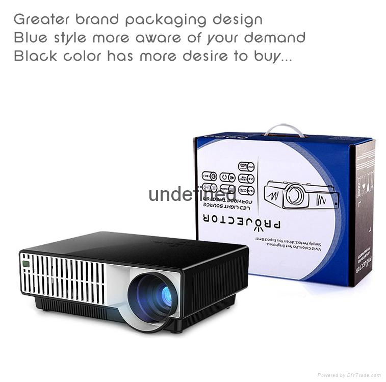  W310 led 2800 lumens real home theater Projector  5