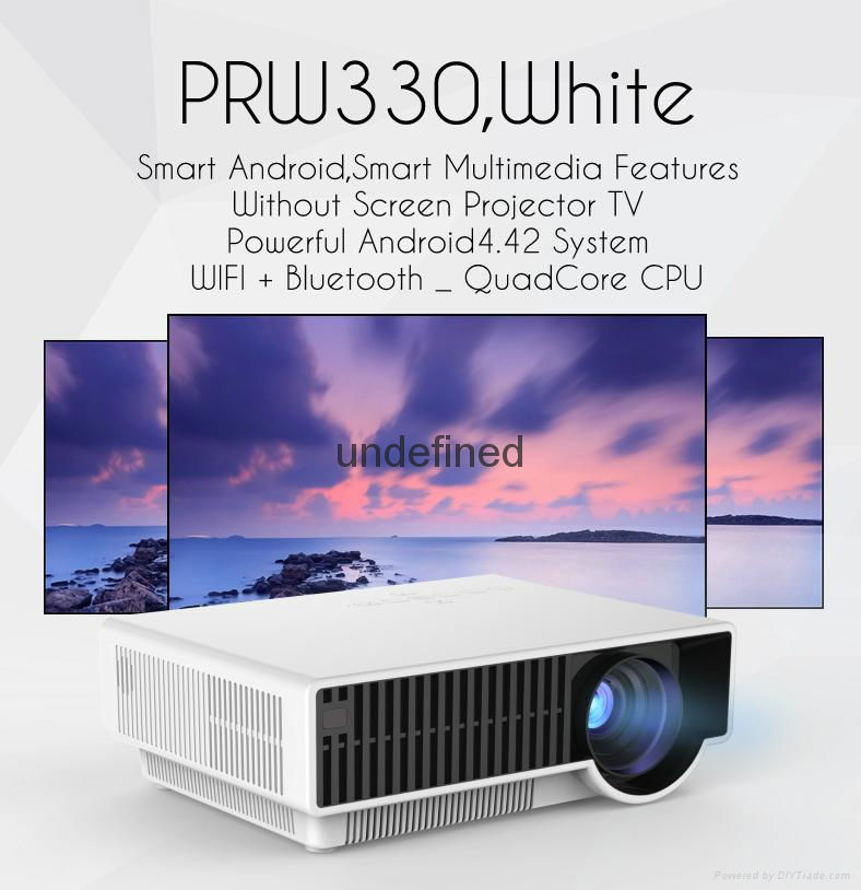 PRW330 simplebeamer Android 4.4 2800lumens 1280x840P home theater projector  3