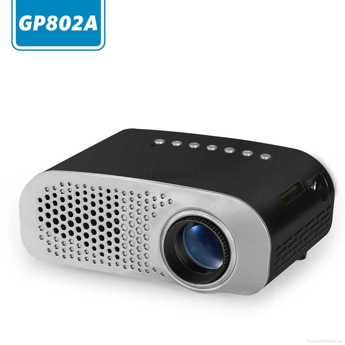 GP802A, simplebeamer double HDMI with TV tuner  mini led projector 4