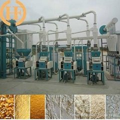 corn grinding maize flour milling machine price 100ton Per Day