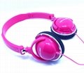 Factory Sales Kids Headphones Over-head HiFi Stereo Earphone Colorful Headset 