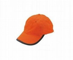 Men high vis reflective safety hat