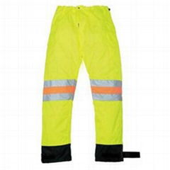 Men high vis waterproof reflective safety pants