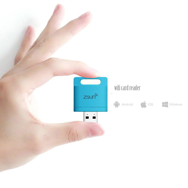ZSUN Wireless Wifi USB Smart Card Reader WLAN New Arrival Mobile Phone Extend 4