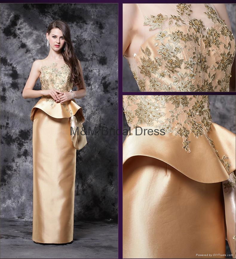 Elegant Golden Dresses 5