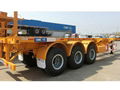 CIMC 3 Axles Skeleton Container Semi-trailer 40ft Container Trailers 1