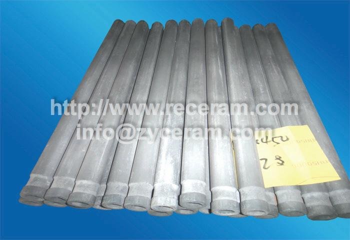 high thermal conductivity thermocouple protection sheaths for molten aluminum 