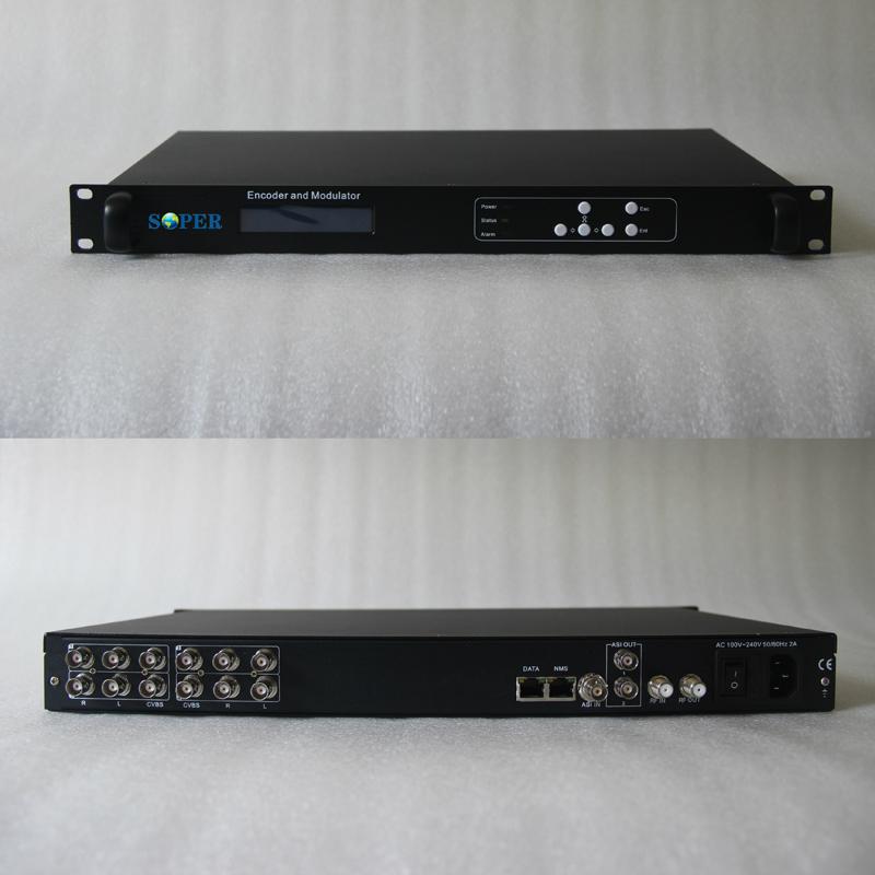 4xCVBS MPEG2 Digital TV Encoder Modulator CS60401 Series Chinasuper