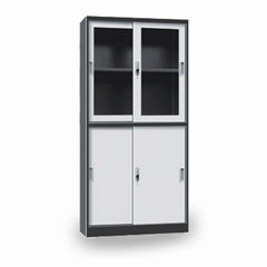 2 tier steel file cabinet disassembled sliding glass door metal cupboard