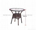 outdoor PE rattan chair set  5