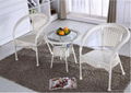 outdoor PE rattan chair set  2