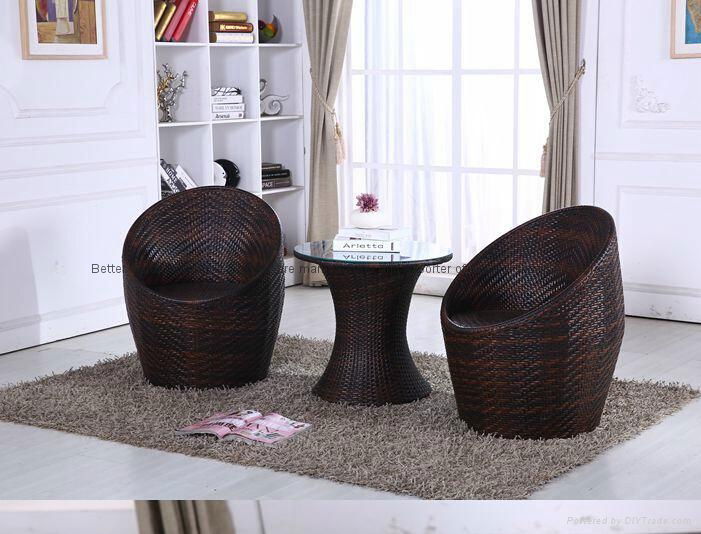 pe nest rattan chair