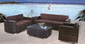 PE RATTAN SOFA SET 1