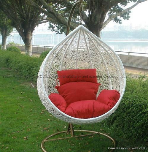 PE rattan hanging chair