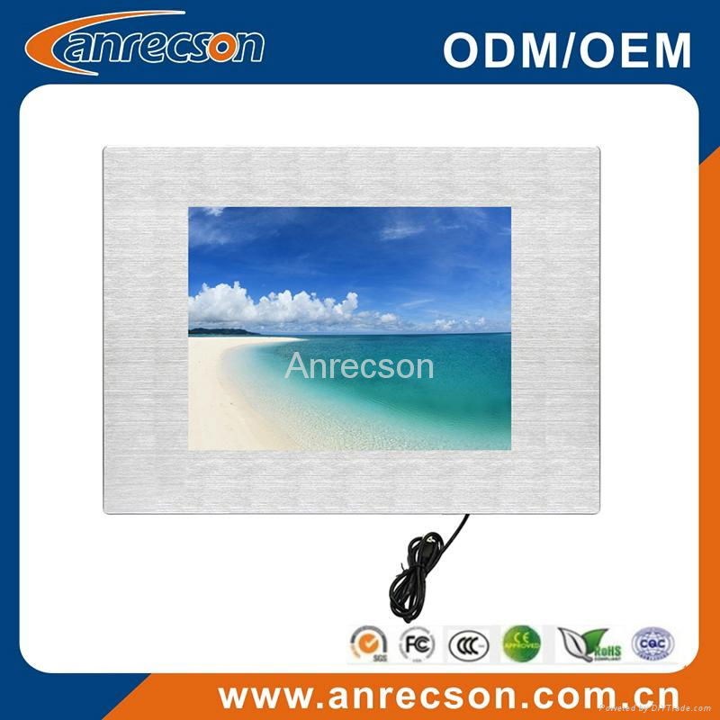 Industrial touchscreen monitor open frame optional 7 to 17 inch