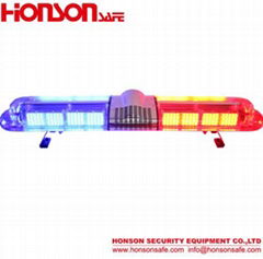 LED emergency warning lightbar can with speaker