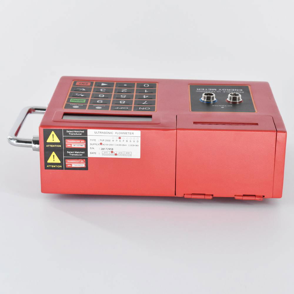 Ultrasonic Flowmeter with Temperature/Heat Meter TUC-2000E built-in Printer 4