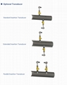 Wall-mounted Ultrasonic Flowmeter TUF-2000SW DN80-6000mm Insertion Transducer 5