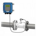 Ultrasonic Flowmeter Wall Mounted IP67 protection TUF-2000B Pipe Type Transducer 1