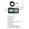 Digital Vibration Meter Tester 10Hz-10kHz Vibrometer Gauge VM6360