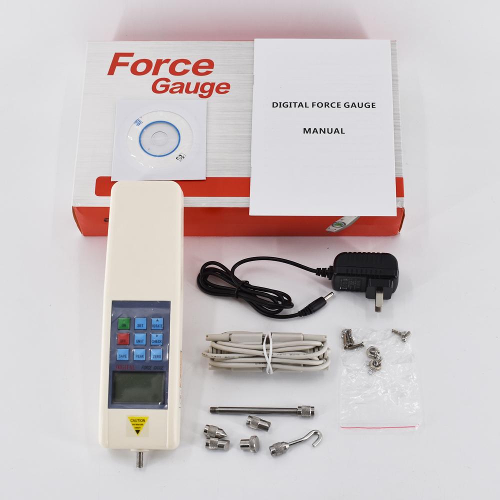 Pull Push Force Gauge Digital Dynamometer 2-500N Force Gage Tools and Equipment