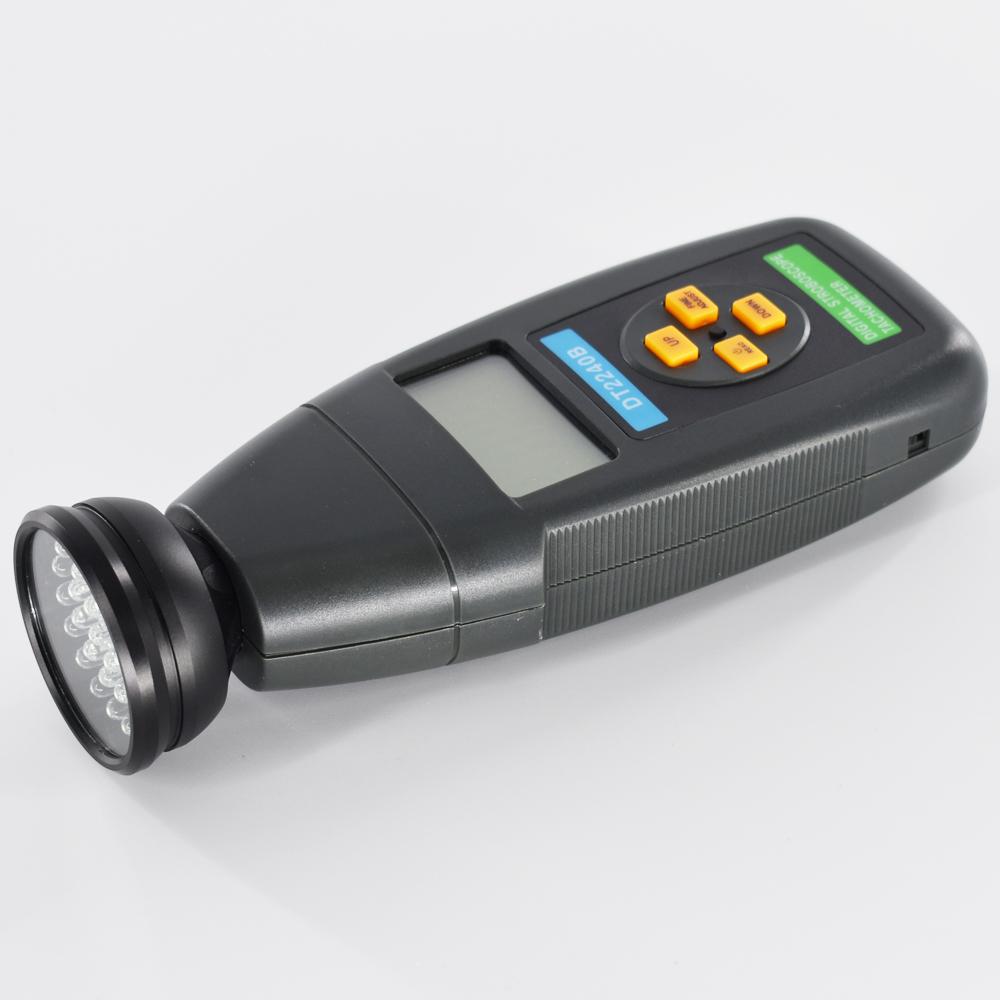 Digital Stroboscope Non-contact Flash tachometer 60-40,000RPM DT2240B 3