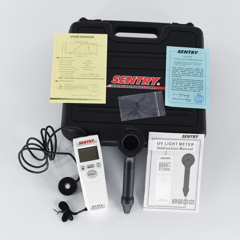 UV Light Meter SENTRY ST-513 UVAB measure ultraviolet radiation tester 5