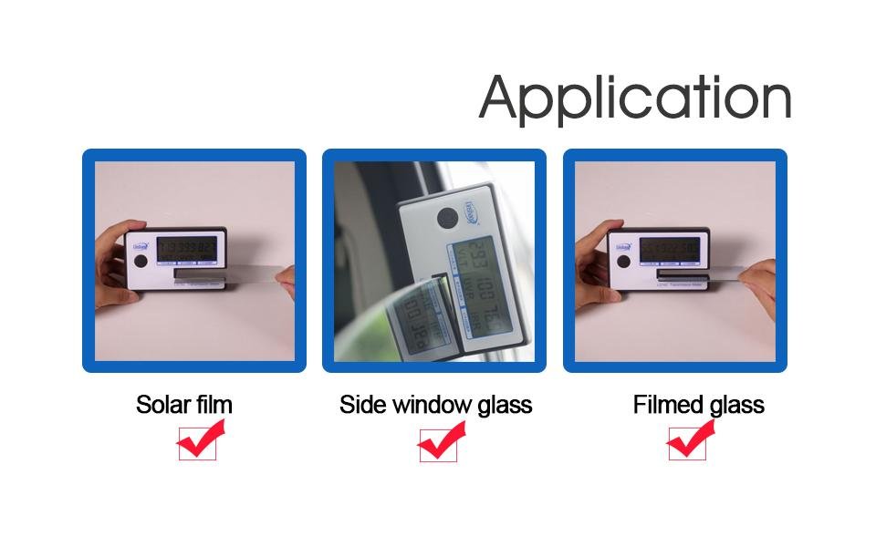 Transmission Meter solar film glass window tint VL transmittance UV IR rejection 5