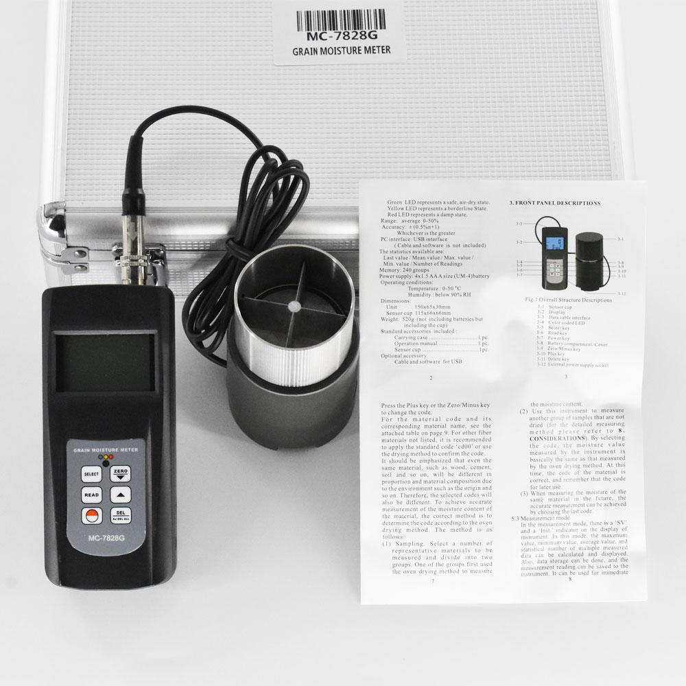 Humidity Tester Digital Display Grain Moisture Meter 2~30%