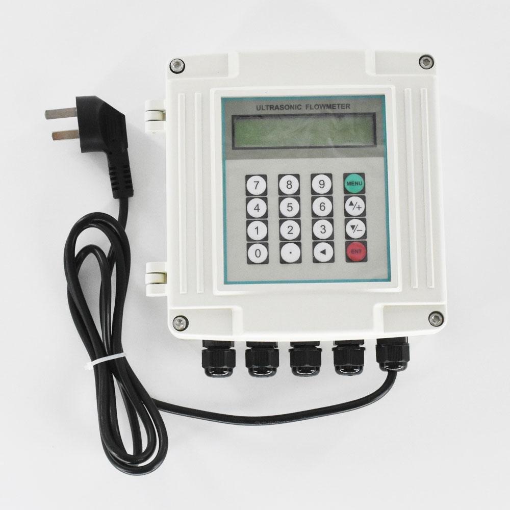 Ultrasonic Flowmeter Wall-mounted Digital Flow Meter TUF-2000SW TM-1 Transducer 1