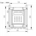 Ultrasonic Flowmeter Wall-mounted Digital Flow Meter TUF-2000SW TM-1 Transducer