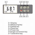 60 Degree Digital Glossmeter 0.1-200 GU GM-6 Printing ink marble gloss test 2