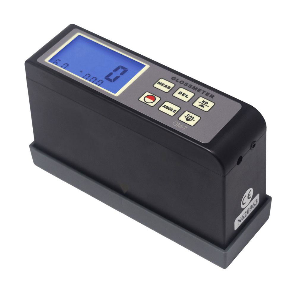 75 Degree Glossmeter GM-7 0.1-200Gu data storage Integral Type Gloss Meter