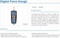Digital Force Gauge FM-204-100K 980N Dynamometer push force and pull force test 2