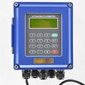 TUF-2000B Wall Mounted Clamp Ultrasonic Flowmeter RS485 Digital Water Flow Meter 8