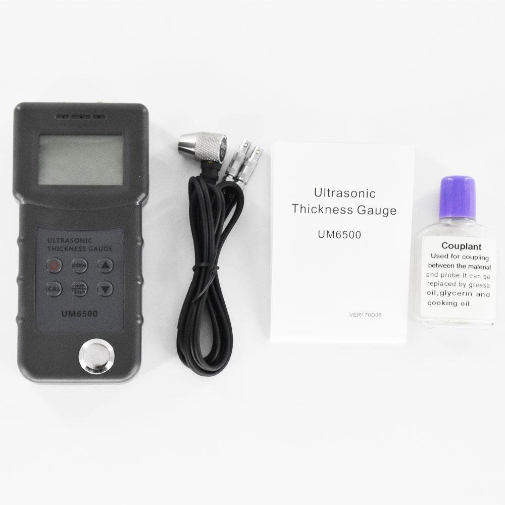 Ultrasonic Thickness Gauge UM6500 1.0-245mm 0.05-8inch thickness meter tester 5
