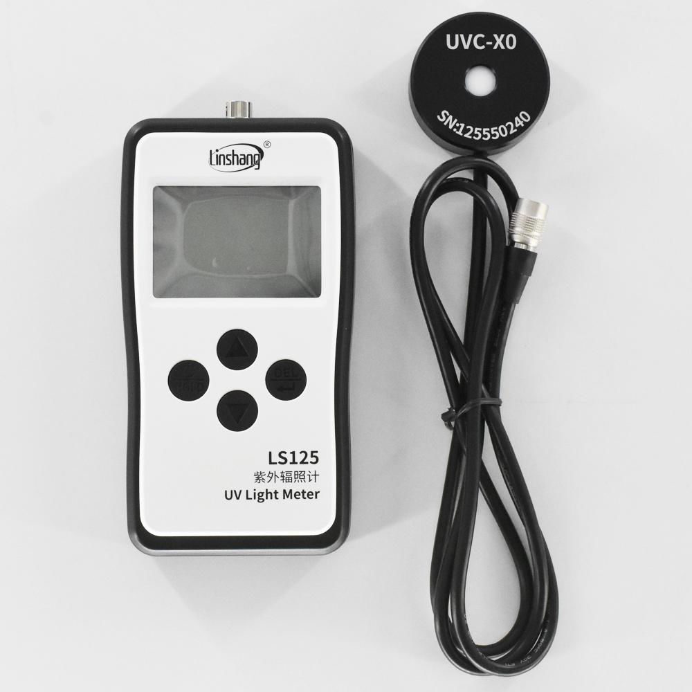 UVC Light Meter 254nm UV bactericidal mercury lamp radiation Intensity Energy