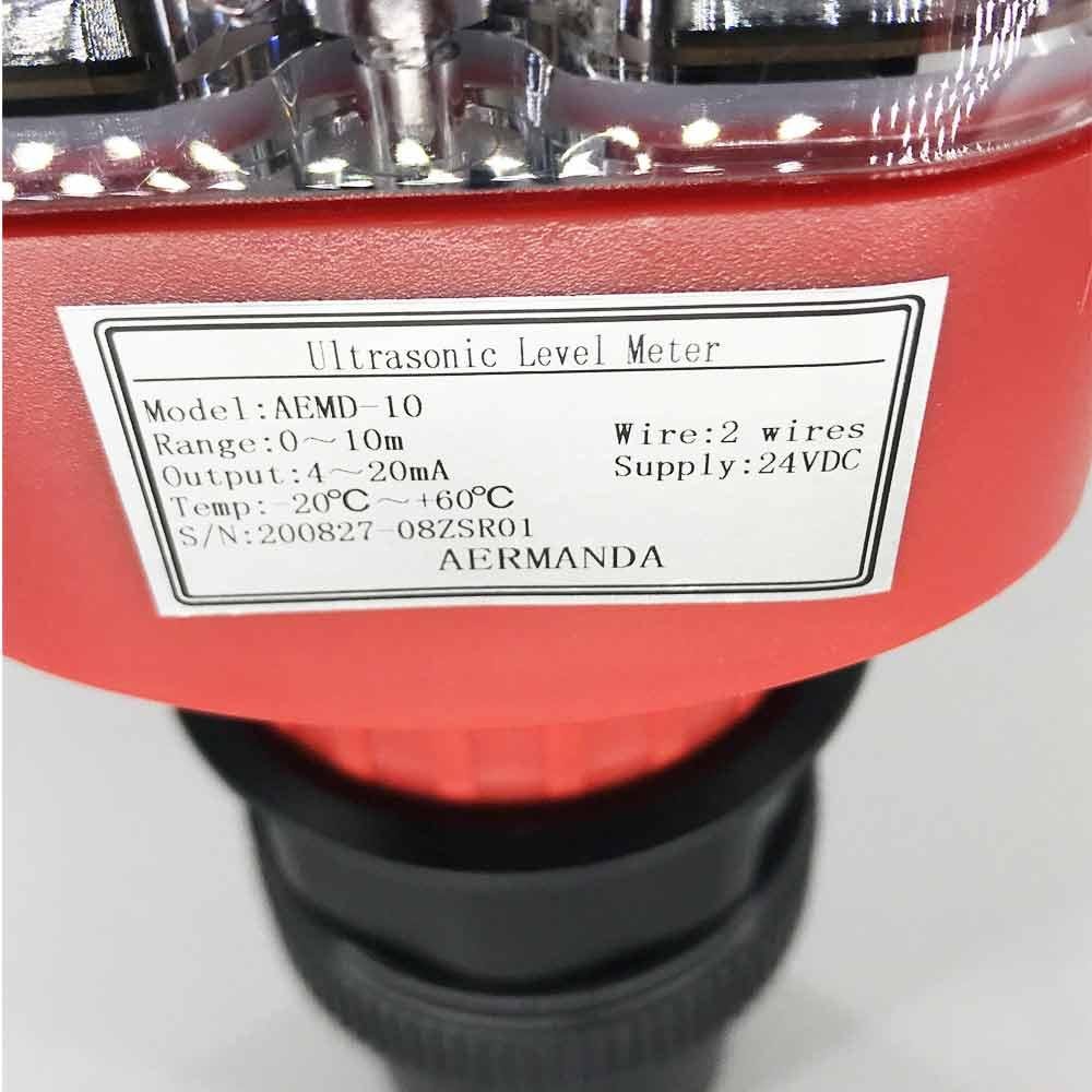 Non-contact Ultrasonic level gauge Water Tank Liquid Depth Level Meter RS485 4