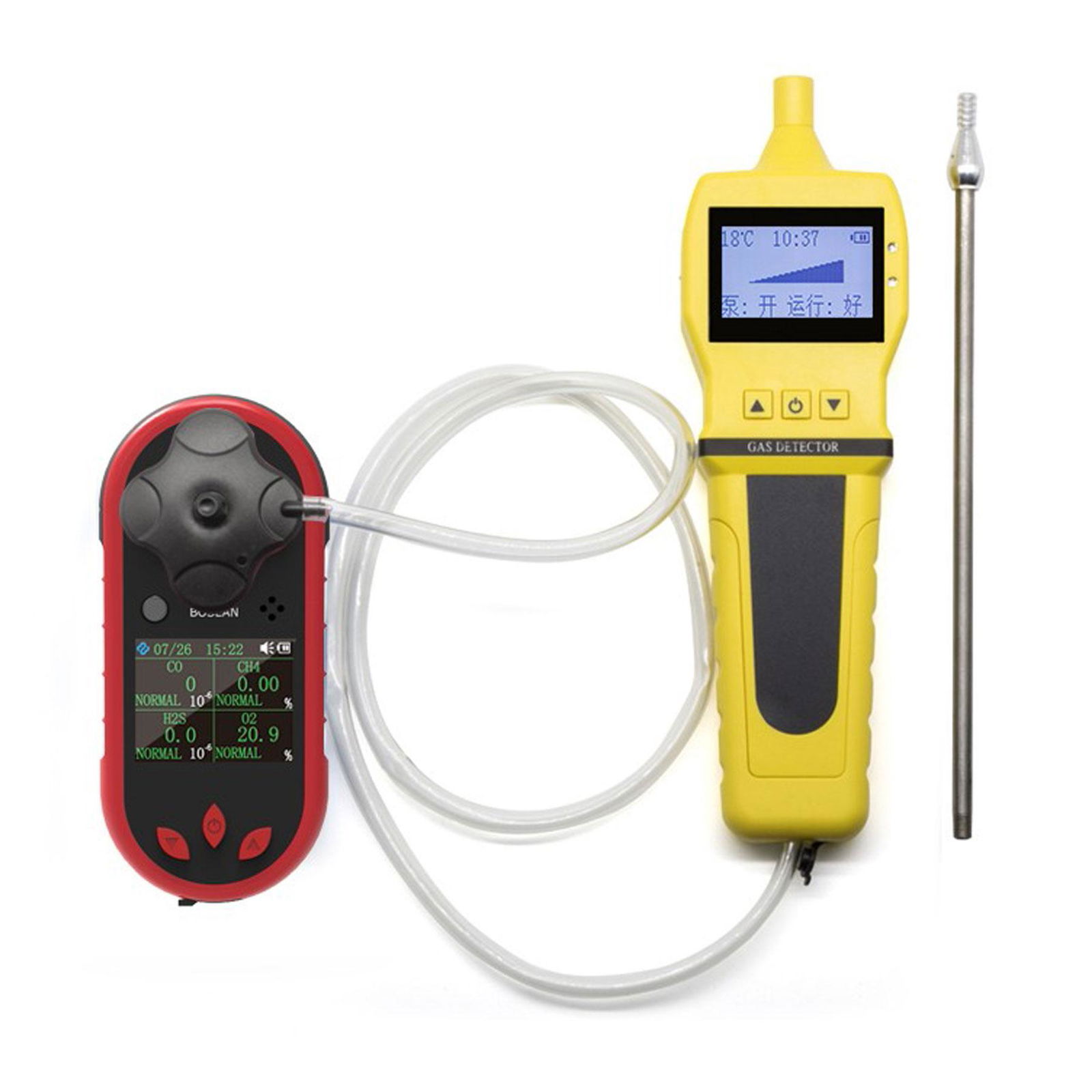 Combustible Gas Detector with Gas Sampling Pump K-100 EX Gas Monitor