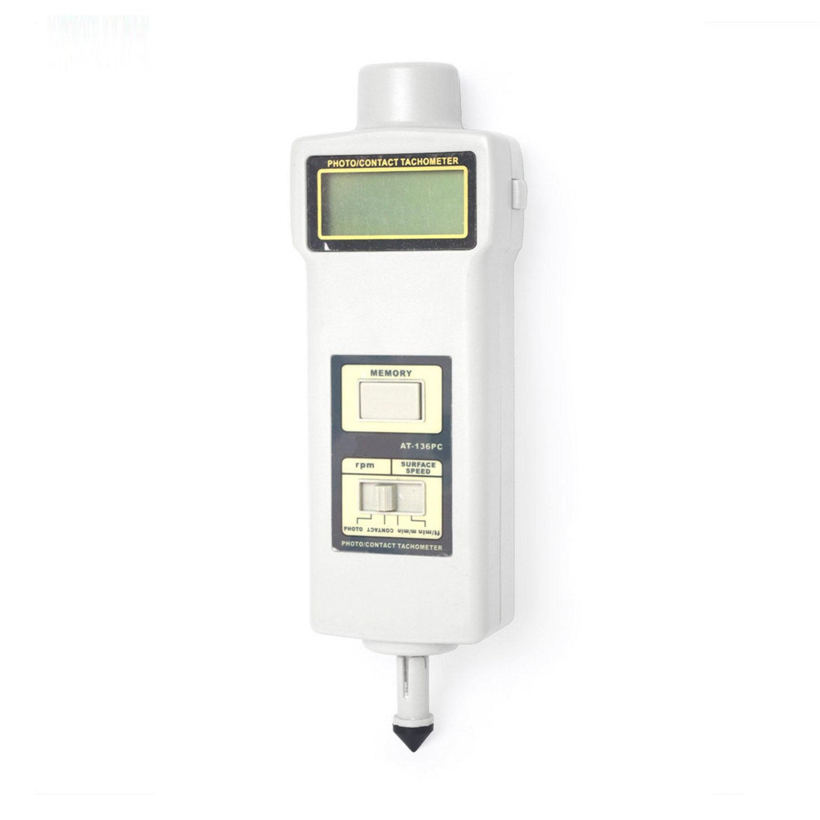 Portable Digital Multifunctional AT-136PC Motor tachometer,surface speedMeter
