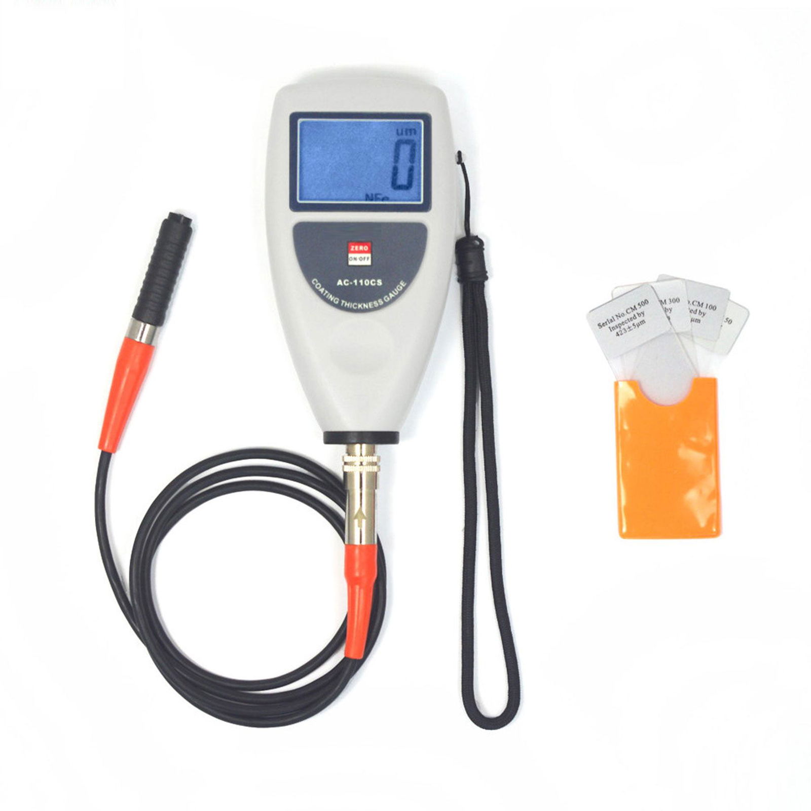 Portable Coating Thickness Gauge AC-110CS Basic Type ThicknessTester 0~1250 um